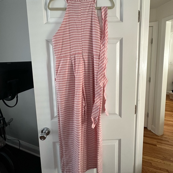 Boho Striped Sleeveless Romper - Picture 2 of 2